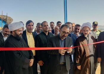 افتتاح همزمان 3 واحد ترمینال ضبط پسته به مناسبت هفته دولت در شهرستان خلیل آباد