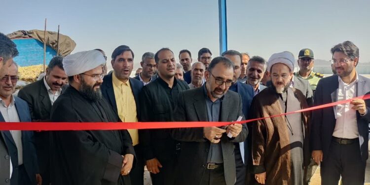 افتتاح همزمان 3 واحد ترمینال ضبط پسته به مناسبت هفته دولت در شهرستان خلیل آباد