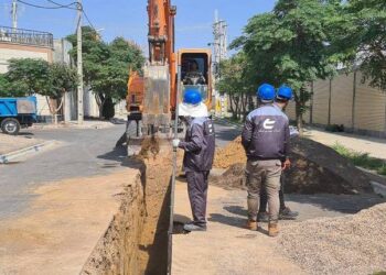 اجرای طرح فاضلاب شهر مرزی تایباد آغاز شد