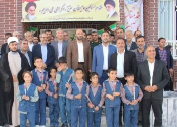 آئین بهره برداری از ۳۰ کلاس درس در شهرستان مرزی خواف برگزار شد
