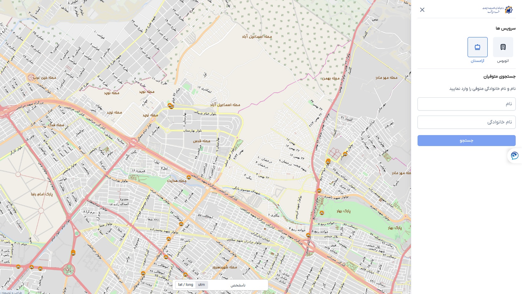 در راستای توسعه خدمات غیرحضوری و تحول دیجیتال شهرداری مشهد؛ جست و جوی محل دفن متوفیان در مشهد آنلاین شد