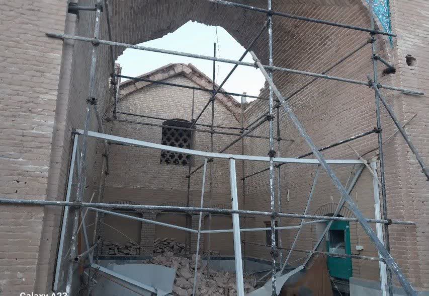 آغاز عملیات مرمتی مسجد تاریخی حاجی جلال کاشمر
